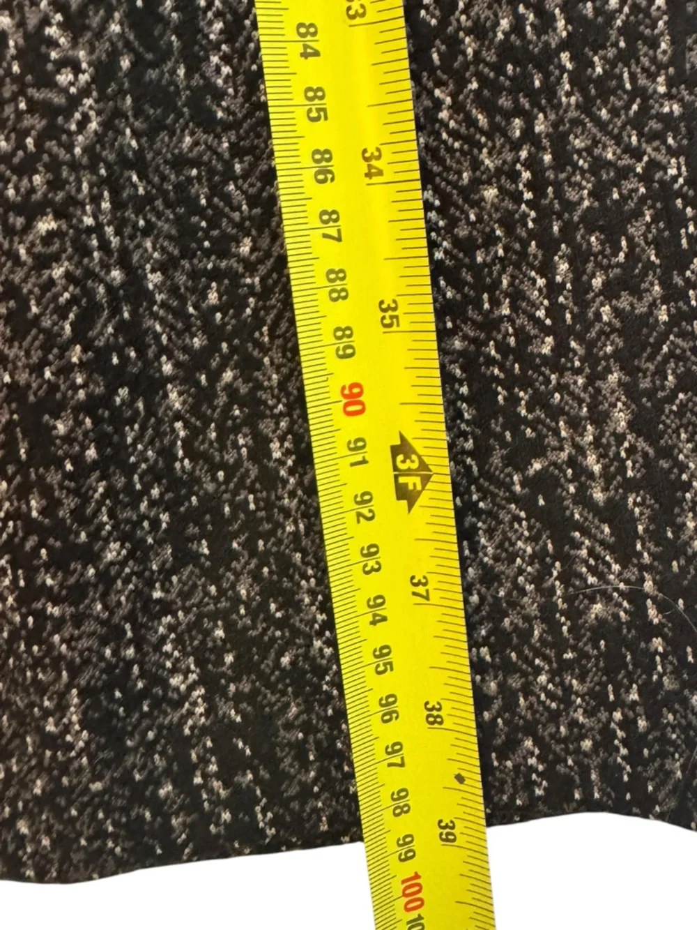 Sleeveless Le Chateau Ponte Knit Sheath Dress with Assymmetrical Neckline - Picture 4 of 7